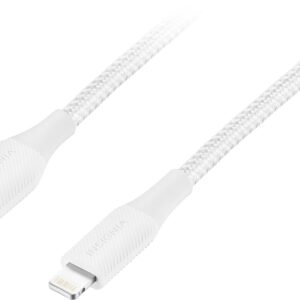Insignia™ - 4' USB-A to Lightning Charge-and-Sync Cable - Moon Gray