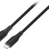 Insignia™ - 6' Lightning to USB-C Charge-and-Sync Cable - Black