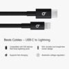 Beats - 5' USB-C to Lightning Woven Cable - Bolt Black