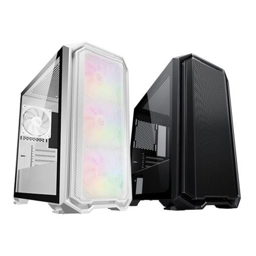 INVASION H1 Black White MATX Casing